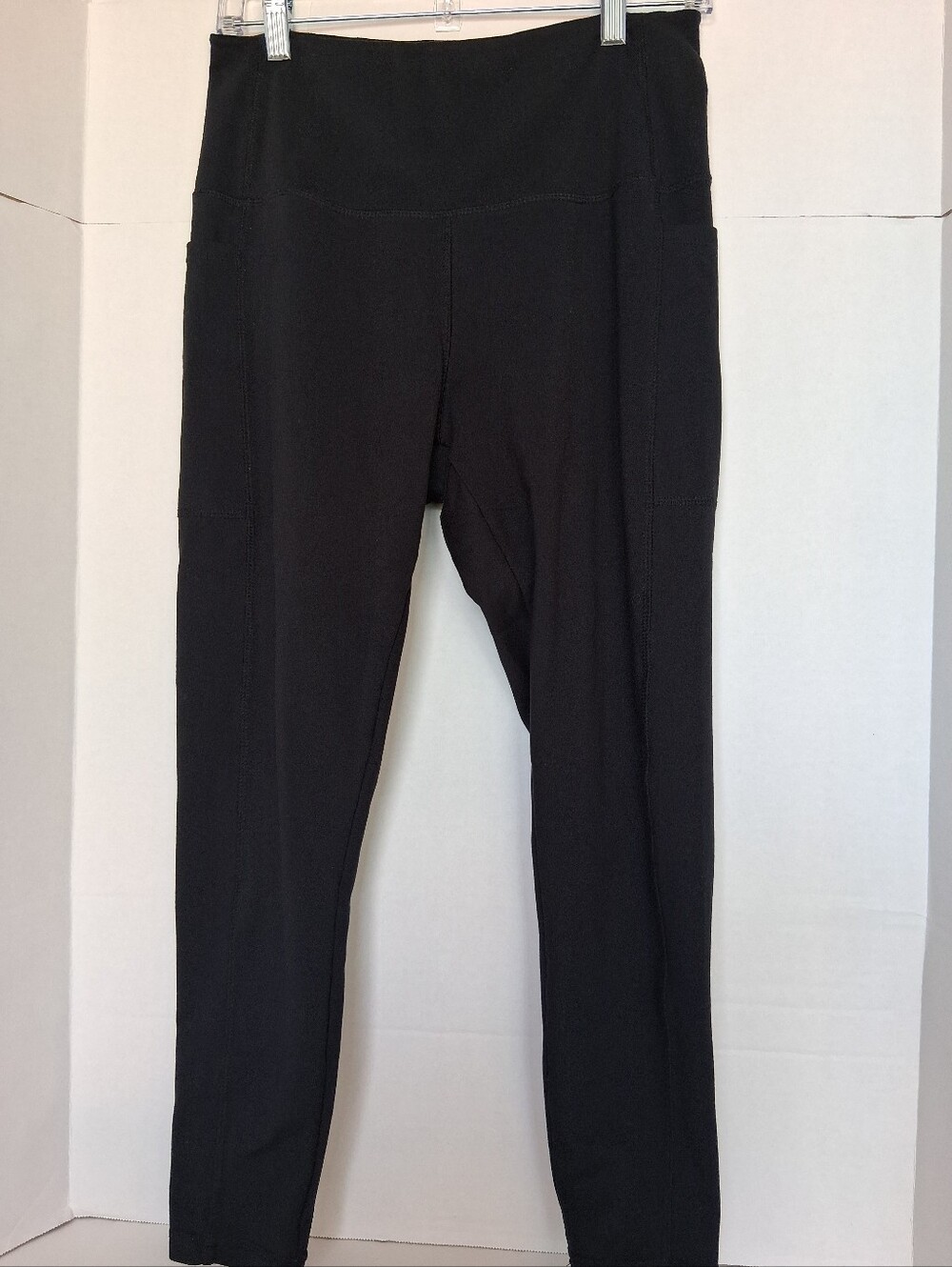 Danskin Black High-Waist Leggings with Side Pockets